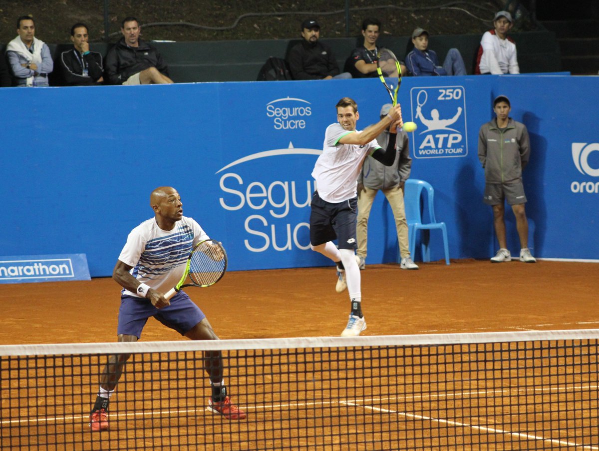 <a href="/NickATP/">Nick Monroe</a> <a href="/AustinKrajicek/">Austin Krajicek</a> <a href="/xtandres1/">Andres Alarcon</a> semifinalistas dobles del #ATP250Quito Más en kctenis.ec