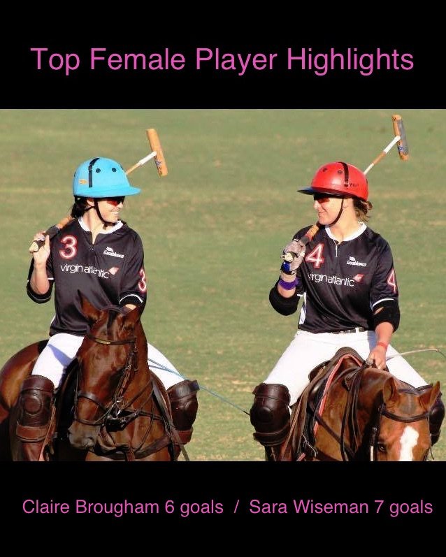 WCT Player Highlights:Sara Wiseman(UK) &amp; Claire Brougham(UK)Battle of Sexes Barbados CHAMPS!
facebook.com/WCTwomenspolo/…