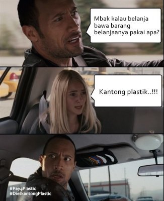 Masih Kamu seperti yang satu ini? 
Kita bisa utk tdk pakai kantong plastik lagi. Ayo pake kantong belanja sendiri !