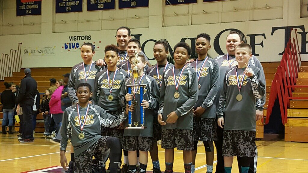 Congrats to the 6th grade Running Raiders who took 1st Place in the 2016 Blue Pride Youth Tourney!
