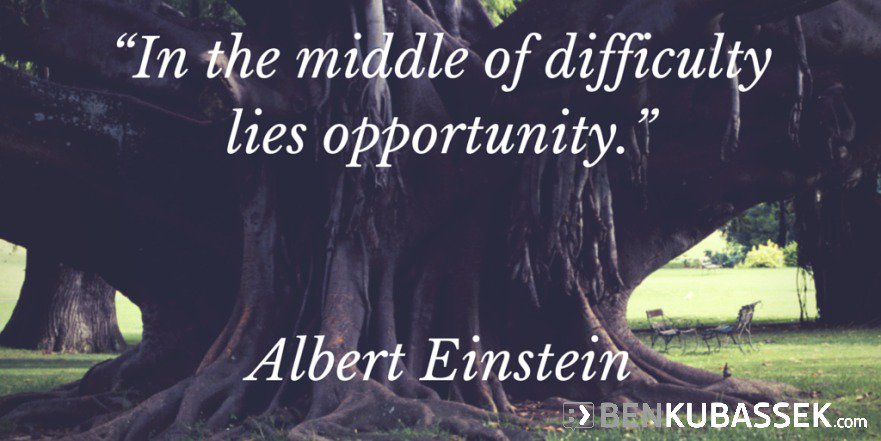 benkubassek's tweet photo. "In the middle of difficulty..."

@benkubassek #quote #inspiration #motivation #quotes #persistence https://t.co/28EfeKkmN5