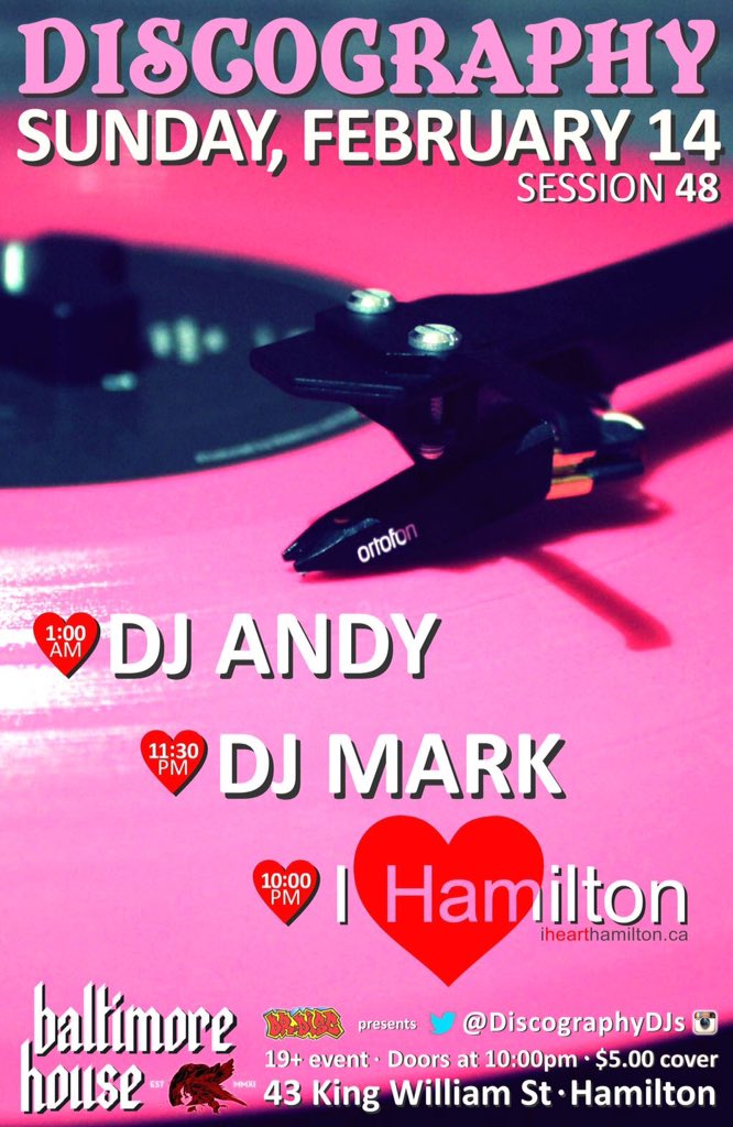 discographydjs's tweet photo. #Discography48
Valentine's Day
+ Family Day
LONG WEEKEND
ed'n, 02/14
@BaltimoreMMXI
Ft. @ihearthamilton
DJ set, 10pm https://t.co/BvMLRU1FAj