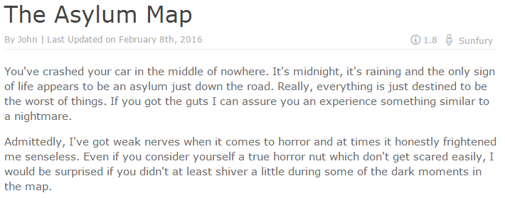 Little review of the Asylum by <a href="/reviewcraftcom/">Reviewcraft</a> If you still haven't taken a trip to the Asylum... DL here.