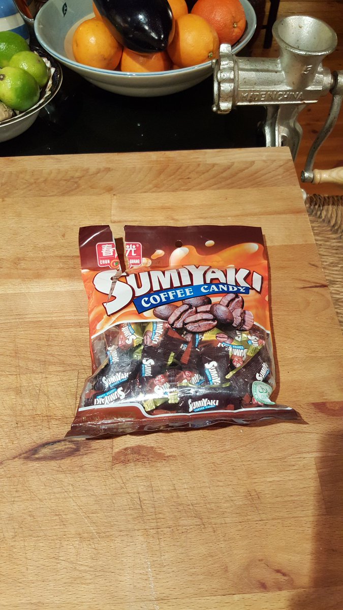 rorypetermurphy's tweet photo. If it's some hard butter that fell into a jar of Maxwell House in 1998 that you're after, then.. #ChineseSweets #no https://t.co/110jptwsbe