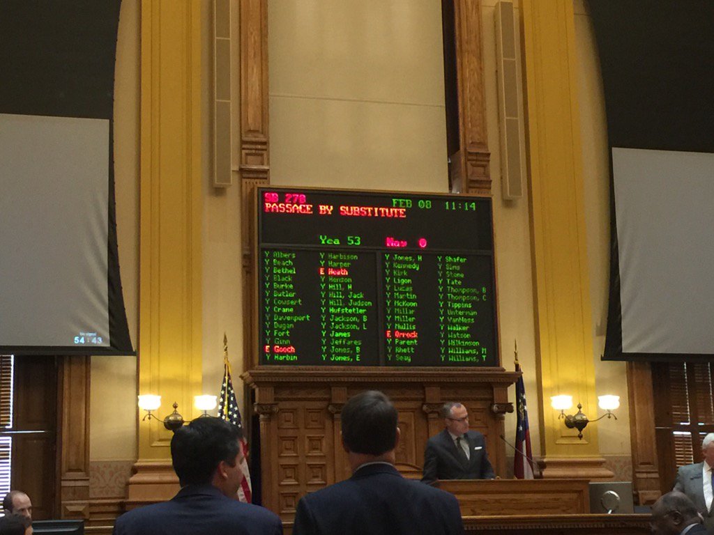 Renee_Unterman's tweet photo. SB 278 sub passed the Senate 53-0 @StreetGrace @UnitedWay @GeorgiaCares https://t.co/SVwK2KQx3V