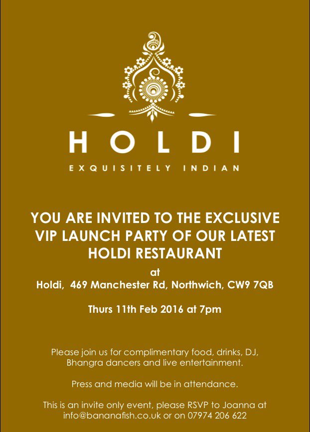 AromaSpiceIndia's tweet photo. Would u like to win a booth for u &amp; ur friends at our exclusive VIP night on Thurs? Simply follow us &amp; RT #northwich https://t.co/sHkQDbUw5o
