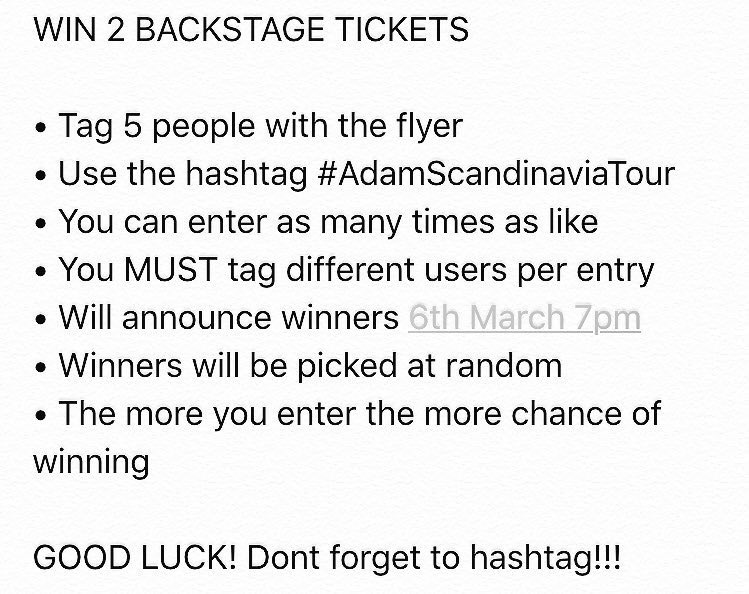 Naz_izi's tweet photo. WIN 2 BACKSTAGE TICKETS!! https://t.co/xFD9ZejxF3