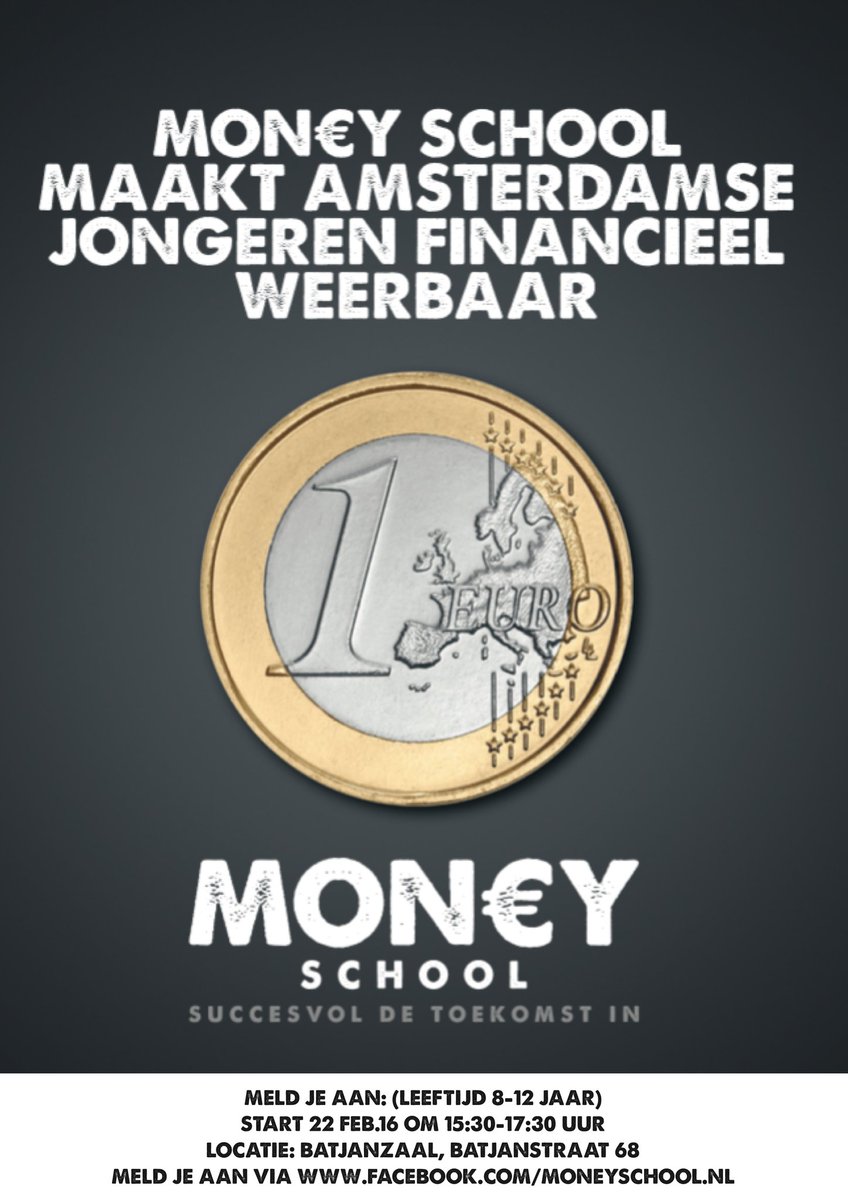 THEMONEYSCHOOL_'s tweet photo. MONEโฌY SCHOOL start met nieuwe groep. #talentontwikkeling #geld #Amsterdam #jongeren #indischebuurt https://t.co/U3yGDt55uW