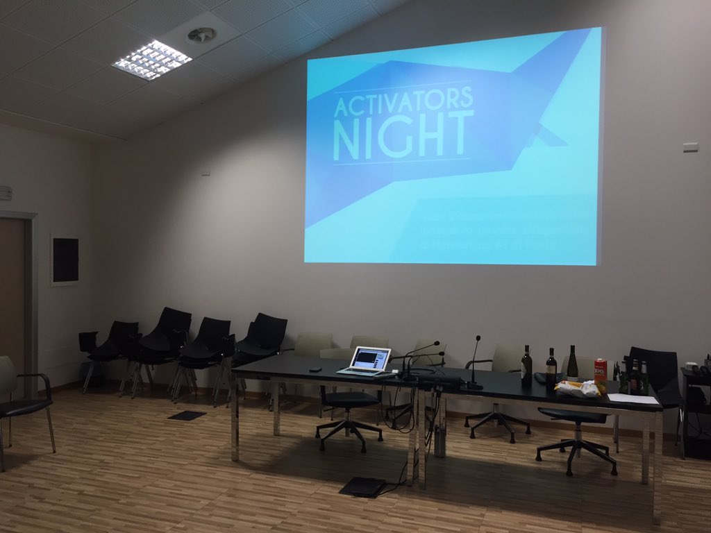ActivatorsPV's tweet photo. Tutto è pronto #ActivatorsNight @ActivatorsPV @PoloPavia https://t.co/kpc49dqLA3