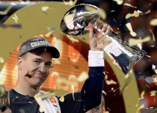 sportchatv's tweet photo. "Defense wins championships" #SuperBowl #SB50 #Broncos #PeytonManning https://t.co/pioUru8uoa