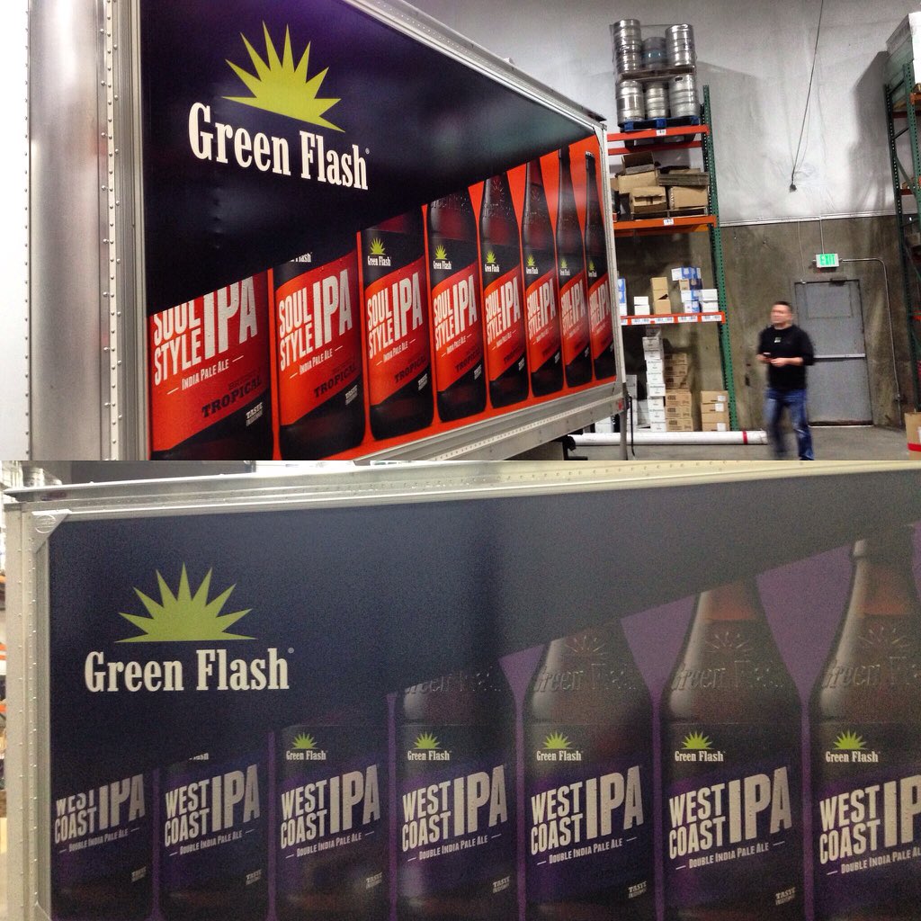 EliteBrands's tweet photo. Really digging how this #GreenFlash truck turned out!  Hitting the streets tomorrow Colorado! https://t.co/DiS1aAYTaE