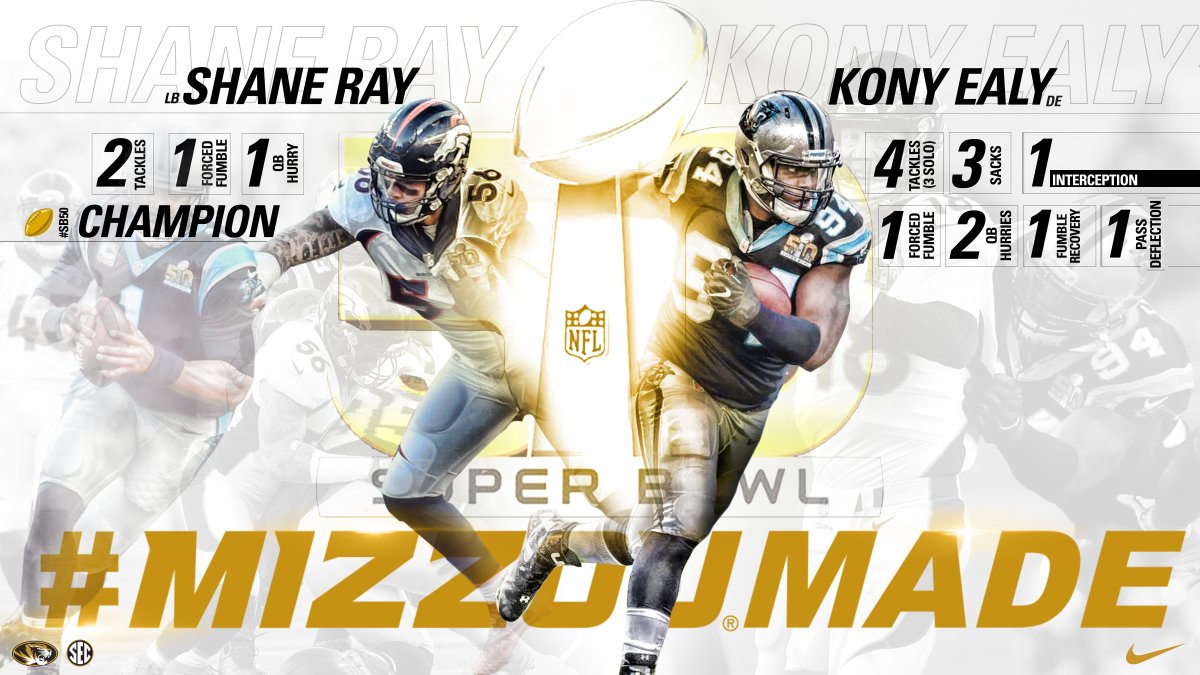 MizzouFootball's tweet photo. While at lunch, relive #DLineZou dominating #SB50. Tweets, photos, stats below:

https://t.co/hp5HJskChF

#MIZ 🐯🏈💯 https://t.co/3aDGDKOmvZ