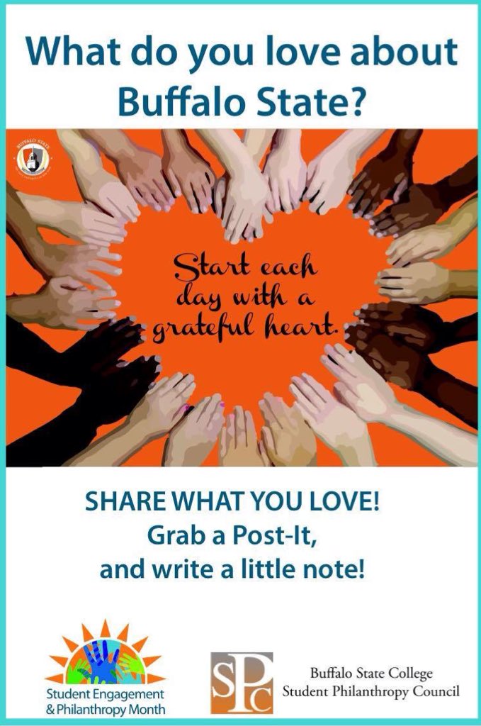 BuffaloStateSPC's tweet photo. On 2/9 during #BengalPause show your <3 for @bscstudentlife and receive a kiss! Event supporting @buffalostate https://t.co/gMKvW4w0V1