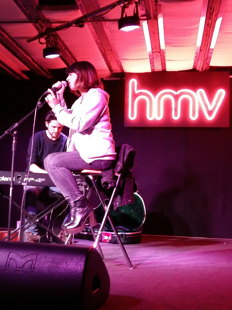 hmvtweets's tweet photo. Some beautiful acoustic songs from the talented @iamfoxes being sung right now @hmv363OxStreet #hmvlive https://t.co/lX0hlYV4iJ