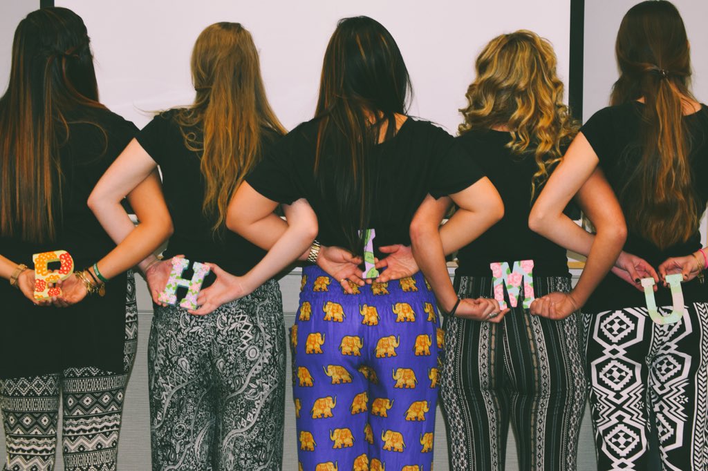 We had a blast talking to everyone at sisterhood night yesterday! T-2 days until Bid Day!