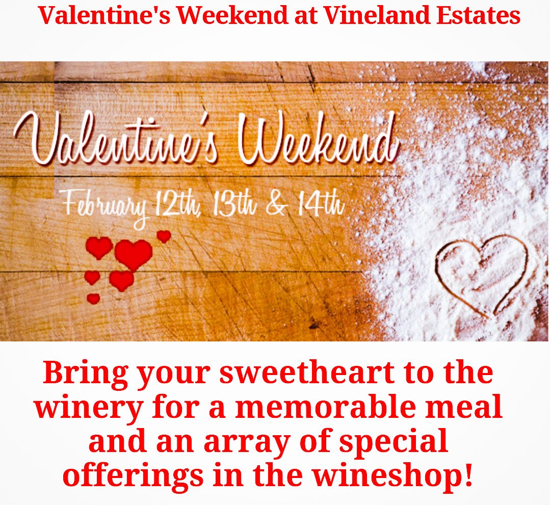 VinelandEstates's tweet photo. Treat your sweet to a fabulous day @VinelandEstates! Share another amazing @VEWRestaurant experience https://t.co/BvHNt7ASPE