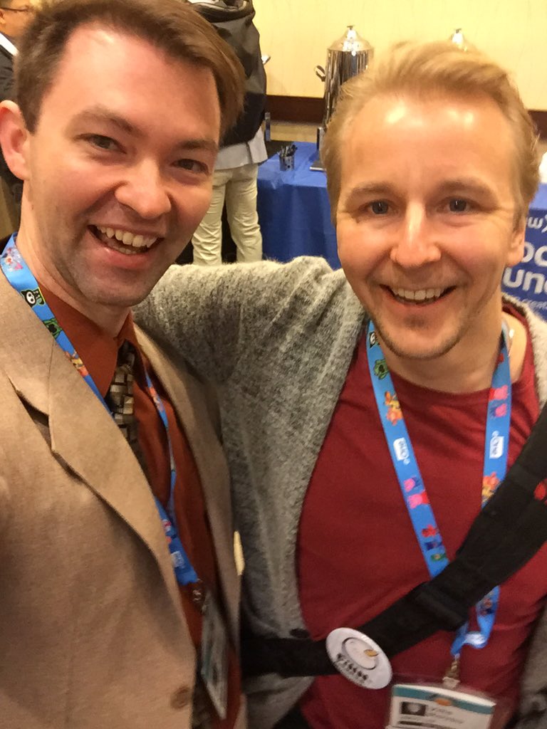 mrnicklekids's tweet photo. Meeting awesome people from around the world, like Ville from @finnanimation #kss16!! https://t.co/tRd5b2CWXb