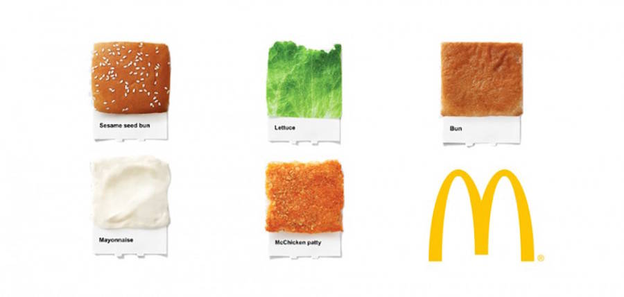fubiz's tweet photo. McDonald’s Pantone Project https://t.co/D7vlAa5qV7 https://t.co/VY5dRpQTw3