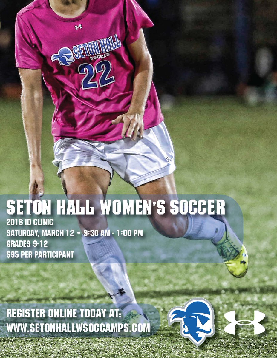 SHUWSOC's tweet photo. #SHUWS and HC @RickStaintonJr will host an ID Clinic (Grades 9-12) on Sat., March 12 | https://t.co/x5nNtuWm5c https://t.co/1R8t9DKnXW