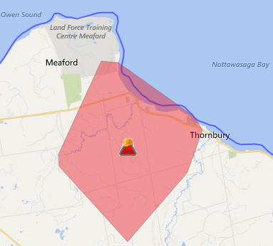 Hydro One On Twitter Crews Investigating Outage In Meaford Affecting 5 224 Customers Current Etr Is 4 45pm Visit Our App For Updates Https T Co Gqabxv9hap