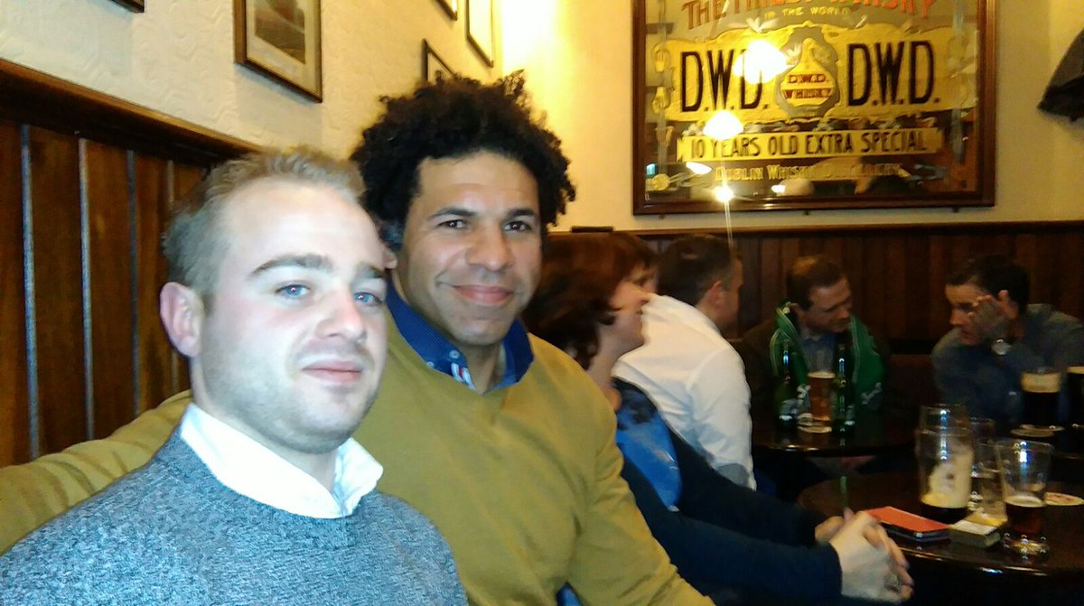 GilnasInn's tweet photo. Great to see @colincharvis after the Rugby yesterday! Enjoyed the beers and chats #beggersbush #sixnations #irfu https://t.co/KI6m6uyOjy