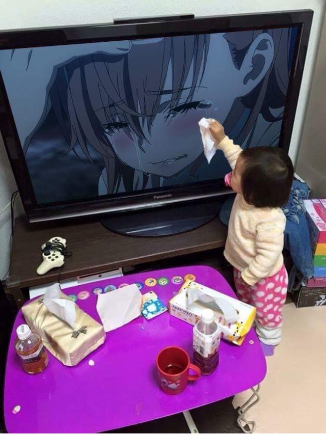 When your favourite anime character dies after you just shipped them 😢😢