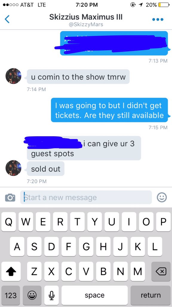 RyanHeider8's tweet photo. Well, my life is complete @SkizzyMars https://t.co/Oiw3Zs8sjo
