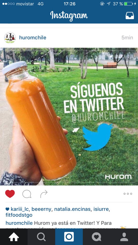 stephanyecollao's tweet photo. Por una vida saludable quiero mi hurom @huromchile #twitterhurom #aganarla @fitfoodstgo #fitfoodstgo https://t.co/n2hmgi118b