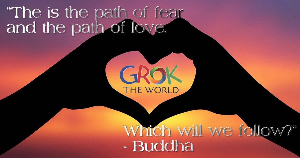 groktw's tweet photo. "There is the path of fear and the path of love. Which will you choose?" #Buddha #NVC https://t.co/BloED5ZzqB https://t.co/zYH1WqdxAp