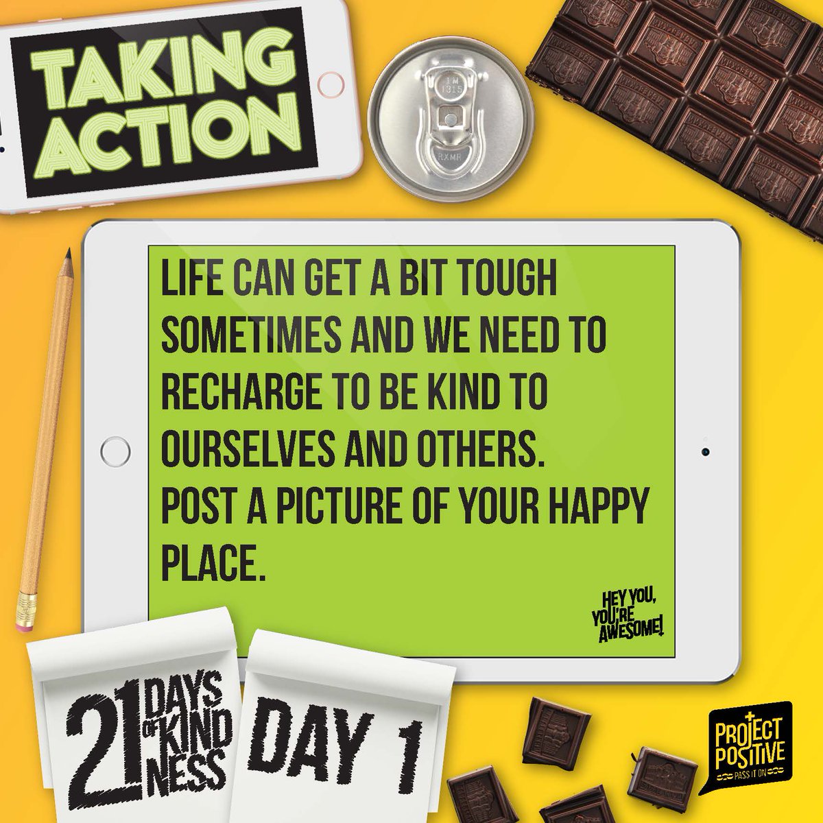 ProjectPosNZ's tweet image. Due to popular demand we are bringing our #21daysofkindness challenge to Twitter.  Make Kindness part of every day.