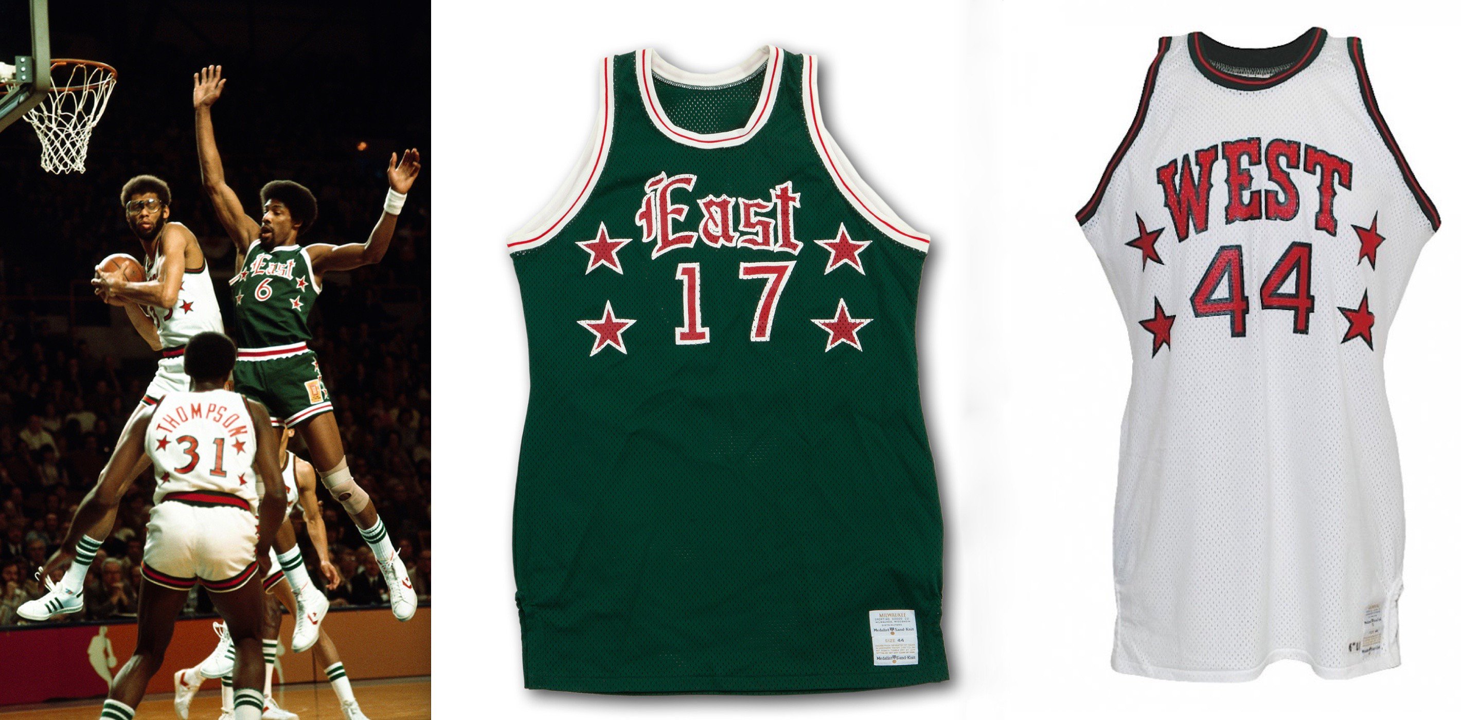 NBA All-Star Game uniforms throughout the years