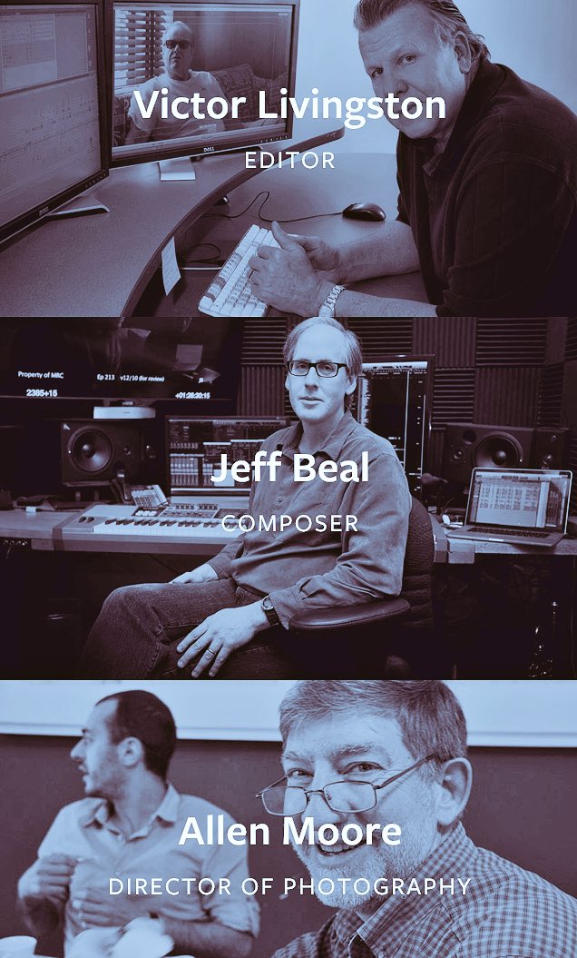 TheGoodBreast's tweet photo. Meet #thegoodbreast #filmmakers: #JeffBeal #VictorLivingston #AllenMoore #composer #editor #cinematographer #docs https://t.co/SKBsOMx5az