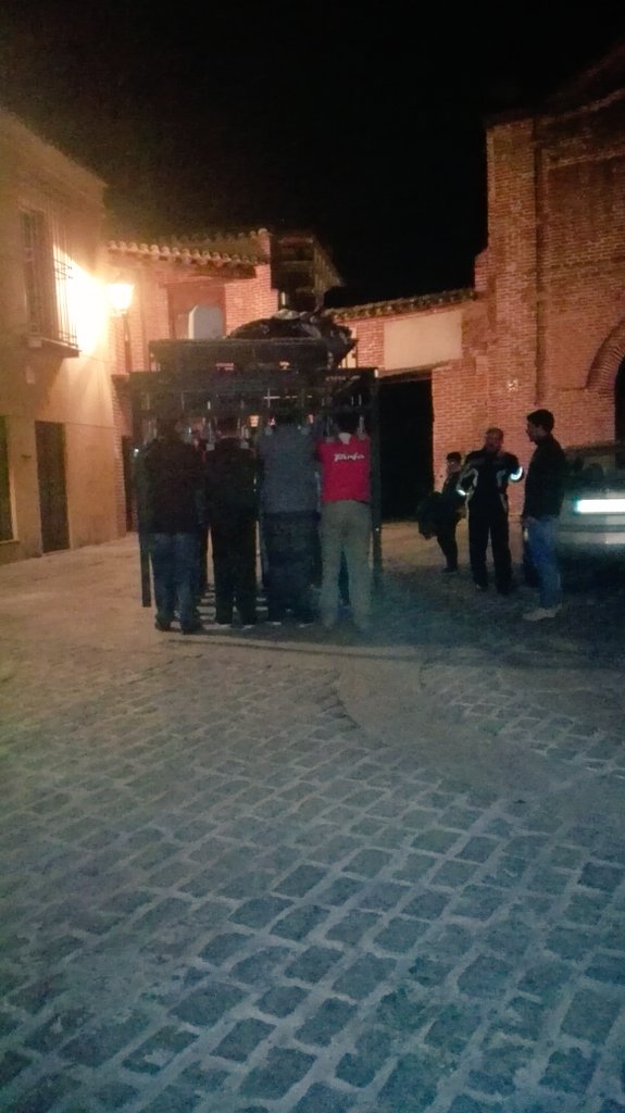 HdadRegantes's tweet photo. Primer ensayo de Ntro. Padre Jesús Cautivo con el paso nuevo https://t.co/SlmZPGJgBF