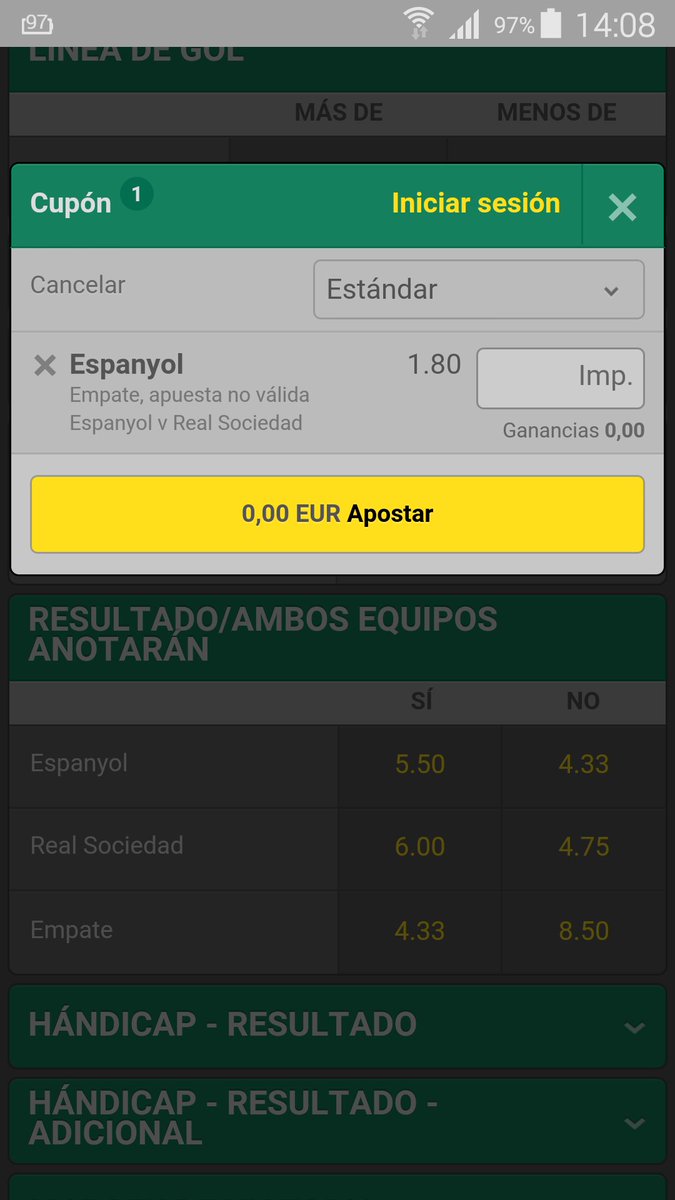 BarreraPicks's tweet photo. Pick1 de hoy salio rojo ❌ ❌ ❌ a cuota @1.80 stake 1 restamos - 1 unidades. https://t.co/Bi2z6XwQ2t