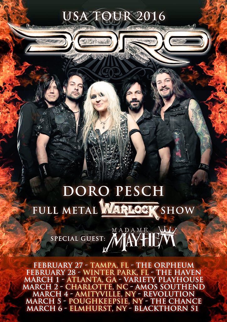 DoroOfficial's tweet photo. 02.27.2016 USATampa, FL The Orpheum @TAMPAOrpheum #dorofans https://t.co/ivtMtUj7bw