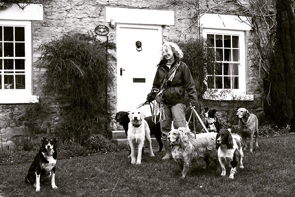 LucySaggers's tweet photo. Tina the dog walker #AmpleforthLife https://t.co/4WpzNC9Gt5