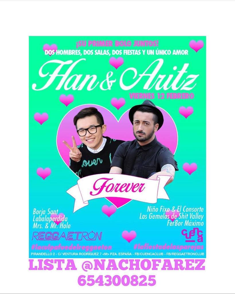 realityopp's tweet photo. El viernes, fiesta #SanValentín 💘 doble en #CUENCAclub 🎉 y #REGGAETRON 🌴 con @Hanito0623 y Aritz (@eltipodelsombrer… https://t.co/DZbJ0kaPMi