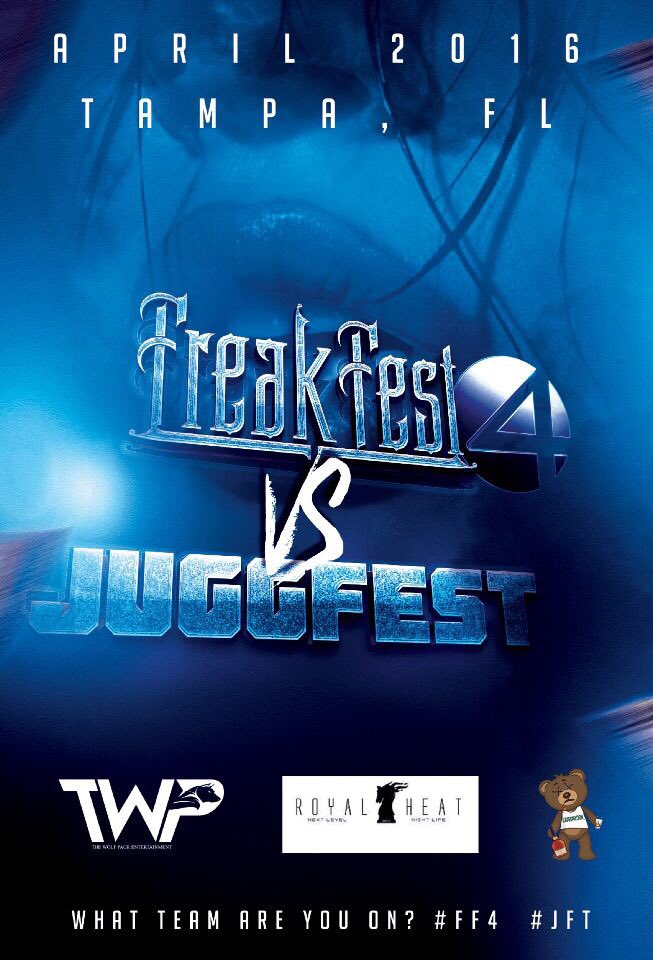 zoepapiscoot's tweet photo. @TheWolfPack_Ent got another one... 🎥🎥🎥 #freakfest4 vs #juggfest https://t.co/CpFUXJ5o8L