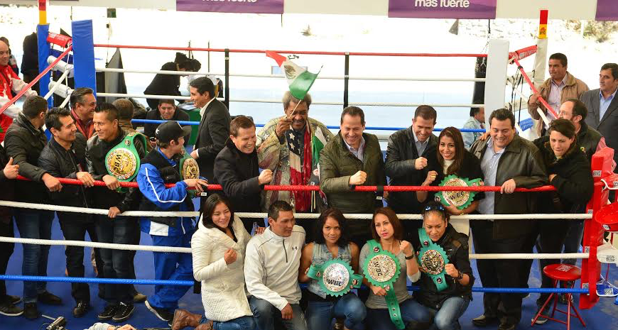 eruviel_avila's tweet photo. El Gimnasio José Sulaimán en el #CentroCeremonialOtomí se podrá practicar Box y diversas disciplinas de combate. https://t.co/t9GxPgT8hU