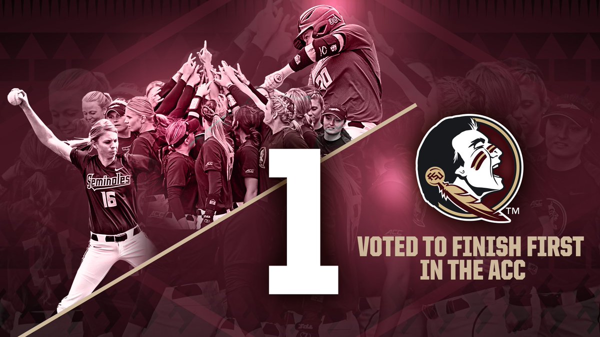 FSU_Softball's tweet photo. The No. 10 Seminoles were voted to finish first in the ACC in 2016! #RKD #ONE #M2STRONG
https://t.co/nkQLgoGaPy https://t.co/UzzHfMKZAv