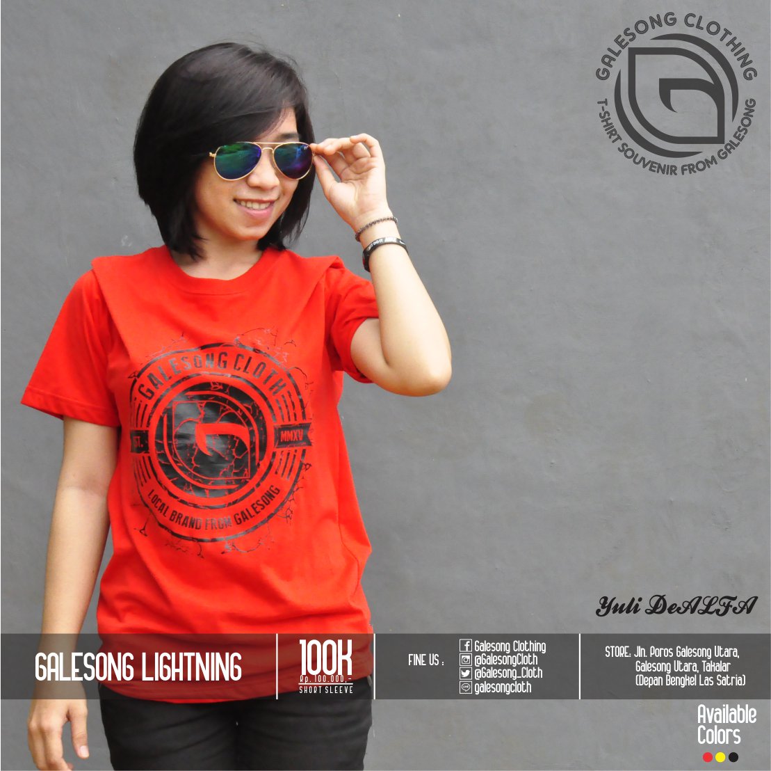 Ready..
Kode: Galesong Lightning.
Hrg: 100 rb | Size: S, M
Order: 2B17E5D7 | 085299313818
Yuli <a href="/DeALFAIndonesia/">De ALFA Band</a>