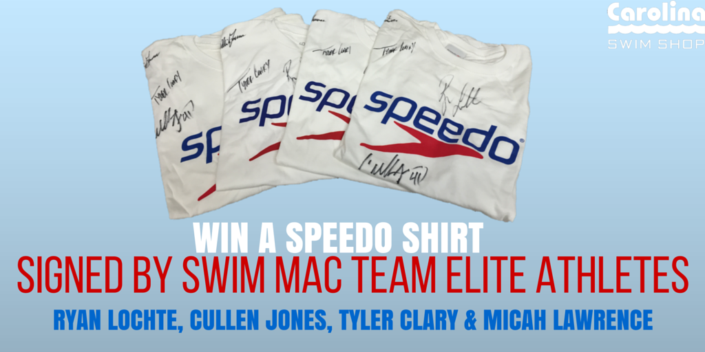 caro_swimshop's tweet photo. Don't forget our contest - simply RT for a chance to win a signed shirt by @SwimMacElite swimmers. Must follow! https://t.co/qmiWt9ilPA