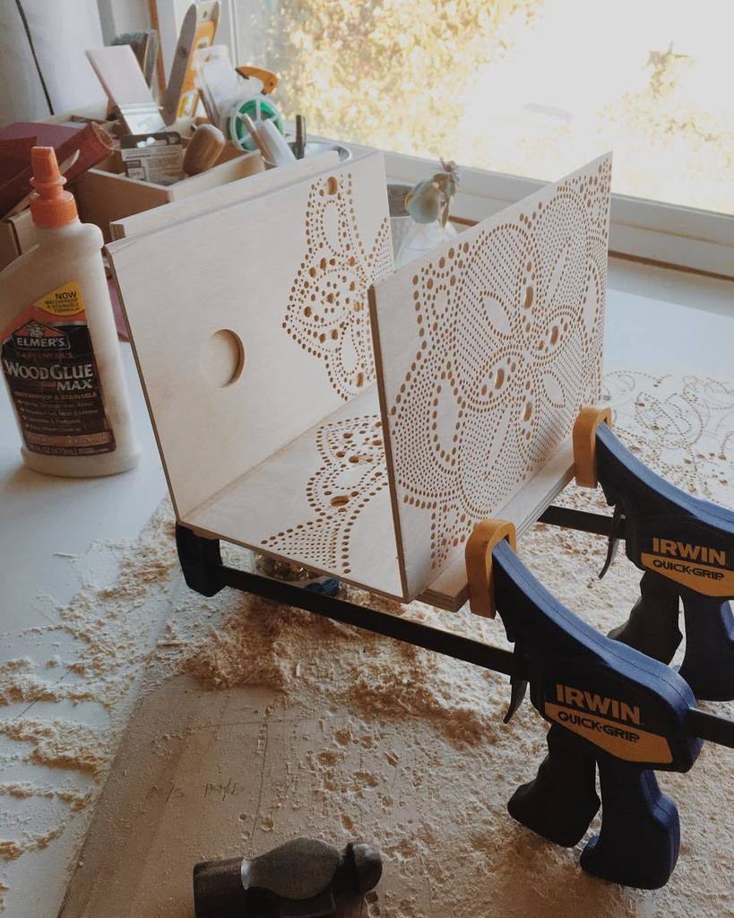 lightingbysara's tweet photo. Something a little different in the works over here! 
#lightingbysara #lightbox #dremel #e… https://t.co/2KrGeubLat https://t.co/8iTbKirmse