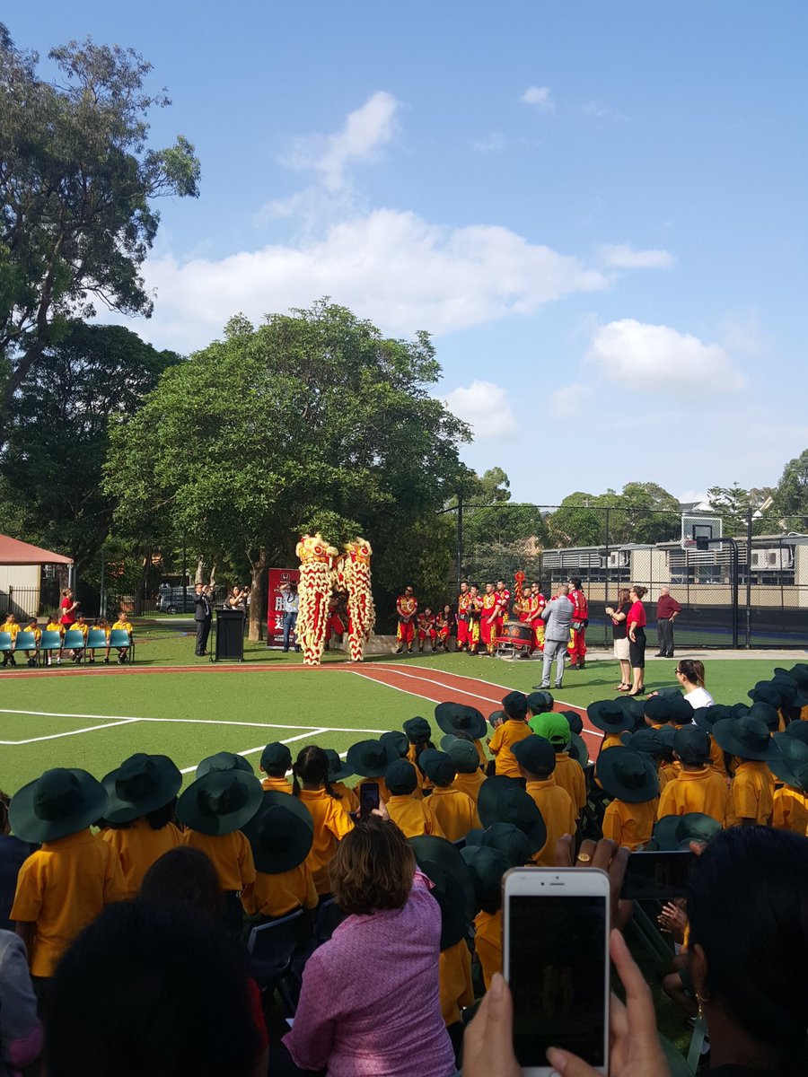 Chinese lion dance to celebrate Chinese New Year at HWPS