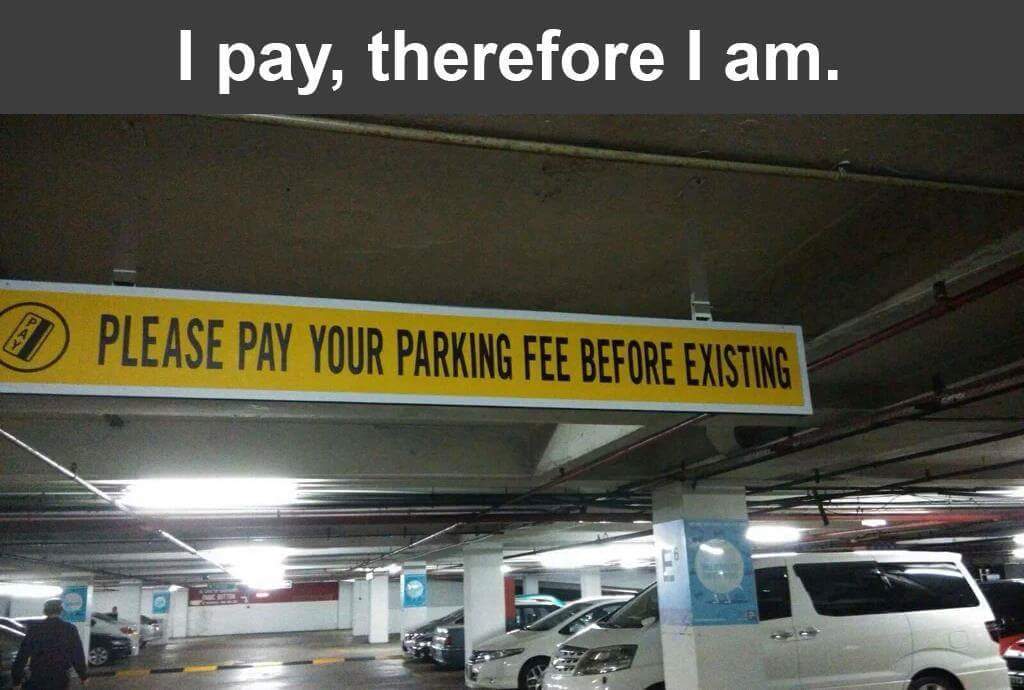 theCHIVE's tweet photo. That’s pretty deep, garage. https://t.co/khCpVBEyHM