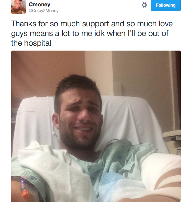 Str8UpGayPorn on Twitter "Gay porn star Cole Money fights to save arm from blood disease