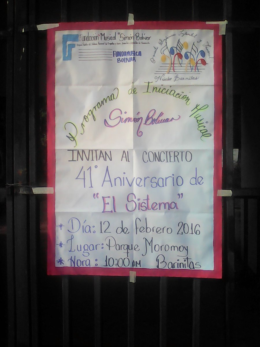Te esperamos!.. <a href="/elsistema/">El Sistema</a> @Nucleobarinas <a href="/ProgramaSBbnas/">Programa SB Barinas</a> <a href="/mileg64/">milena guedez</a> <a href="/PIMusicalbtas/">Prog. Simón Bolívar</a>