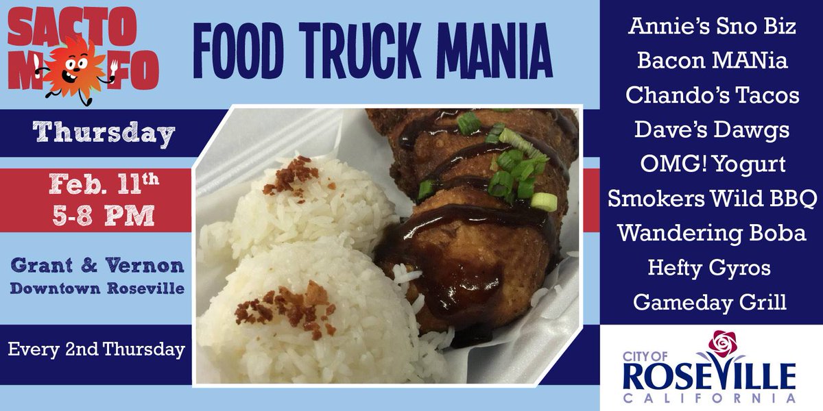 Because the weather is so awesome, we expect more people at #FoodTruckMania so <a href="/SactoMoFo/">SactoMoFo</a> has added 2 more trucks