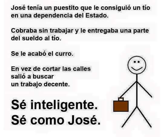 Be smart. Be like José.