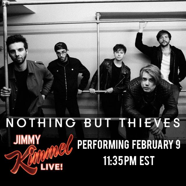 NBThieves's tweet photo. :: It's our first TV performance in the US tomorrow. Tune in to see us perform Trip Switch on @JimmyKimmelLive :: https://t.co/lZkoaQlIKk